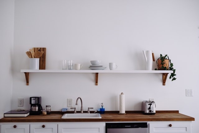 Интерьер кухни без верхних навесных шкафов – идеи дизайна и проектирования #155