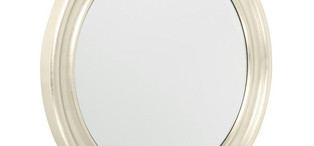 Зеркало круглое отделка серебряное напыление FB.CH.PL.657