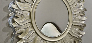 Зеркало отделка серебряное напыление FB.CH.FL.667