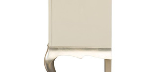Буфет отделка перламутровый кремовый лак,сусальное серебро, покрытое лаком шампань FB.SB.VZ.30