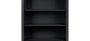 Книжный шкаф отделка матовый лак цвета графит FB.BC.SL.704