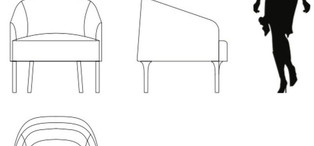 Кресло Barton отделка ткань кат 1, глянцевый орех Crystal FB.ACH.BR.9