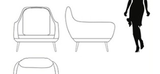 Кресло Claire отделка ткань кат 2, глянцевый эвкалипт Crystal, цвет металла золото FB.ACH.CR.36