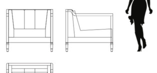 Кресло Lloyd отделка ткань кат. 2, ткань кат. 1, черный глянцевый ясень, цвет металла латунь FB.ACH.LD.19