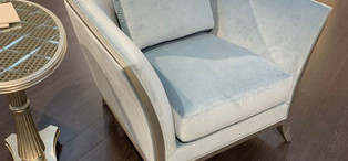 Кресло отделка серебро A-L, ткань BNSL-79711-60 FB.ACH.MD.669