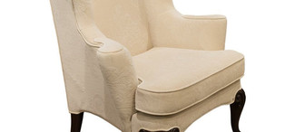 Кресло отделка шпон махагона C, ткань Nuance-1B FB.ACH.MES.325