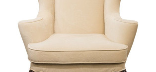 Кресло отделка шпон махагона C, ткань Nuance-1B FB.ACH.MES.325