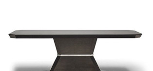 Обеденный стол Allen отделка глянцевый орех, глянцевый лак Silver FB.DT.ALL.7