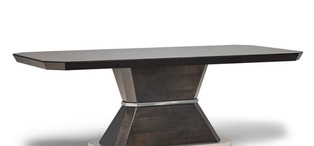 Обеденный стол Allen отделка глянцевый орех, глянцевый лак Silver FB.DT.ALL.7