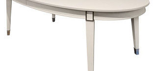 Обеденный стол раздвижной отделка бежевый блестящий лак FB.DT.MD.54