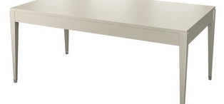 Обеденный стол раздвижной отделка бежевый матовый лак FB.DT.SL.659
